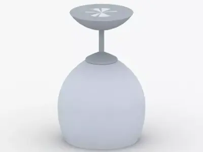 1516 - Ceiling Light Low-poly 3D model