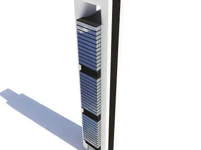Skyscraper 3D Model tall building 3D model