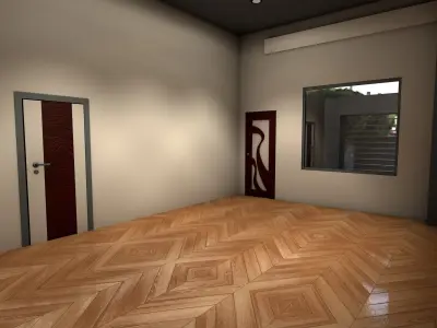 house exterior  Free low-poly 3D model