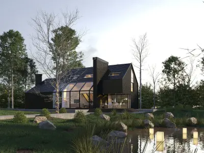 Black House Blues 3D model