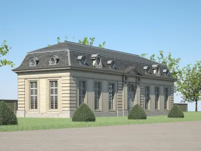 Classical Building II 3D model