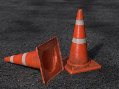 traffic cone 3D Model 3D model