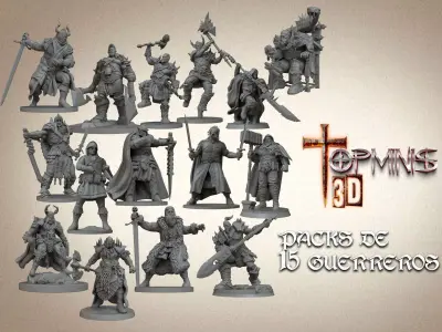 WARRIORS 3D print model