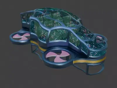 Flying Car Prototype 3D model