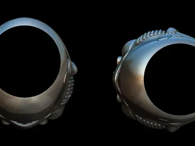 Storm trooper ring 3D print model