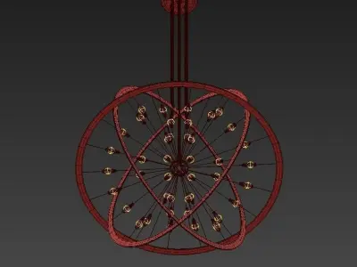 ARMILLA circular chandelier 3D model