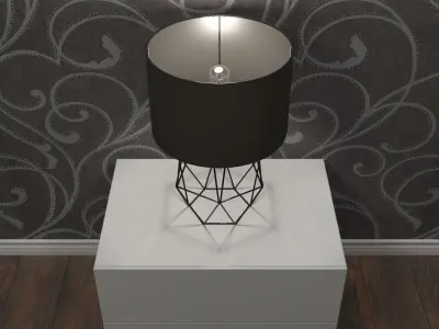 Lamp - night table light 3D model