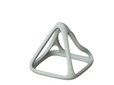 SciFi Cube Object No 58974 Low Poly Shape Low-poly 3D model