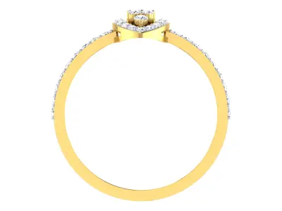 Women Ring Render 3dm STL OBJ FBX Details 3D print model 34