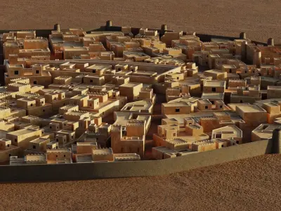 Riyadh Old City 1922 3D model