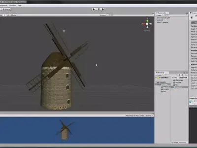 littleMill unitypackage Low-poly 3D model
