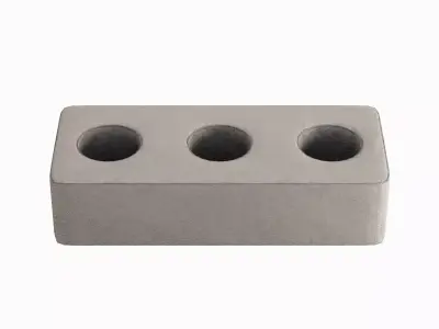 Concrete Brick B 05 Low-poly 3D model