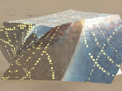Prism Glass Building 3D model