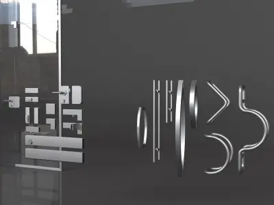 Glass Door 3D models 3D model