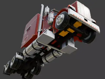 PETERBILT 379 SLEEPER  3D print model