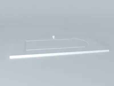 Beveled inner cabinet door Free 3D model