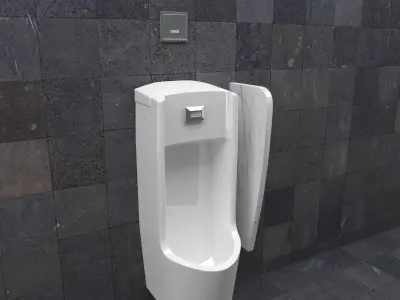 Collection Urinal 4 3D Model Pack