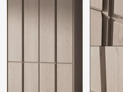 260 cabinet furniture 10 modular wardrobe cupboard 06 3D model