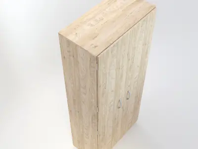 Wooden Cabinet 22 3D model