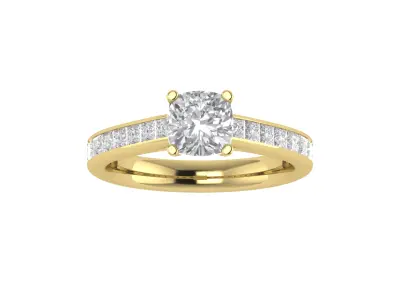 Women Ring  Render 3dm STL OBJ FBX TXT Details 3D print model 4