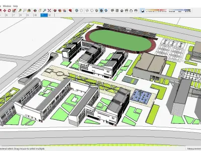 Sketchup School and University 135 3D model