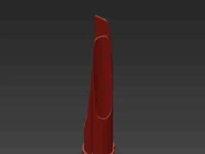 Unique bullet 3D model