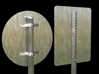 Street Signs Collection 3D model