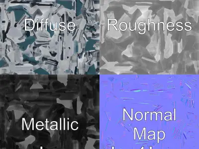 Futuristic Skyscraper Architectural Model Low-poly 3D model