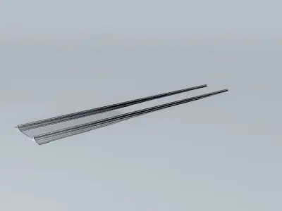 Eco Rail Grass Track Straight Old Steam Days Free 3D model