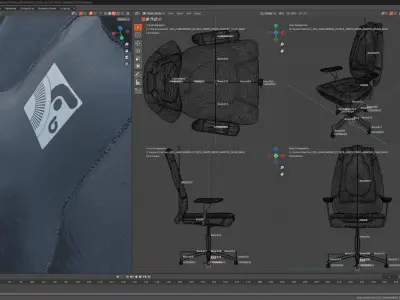 CYBERPUNK COLLECTION OFFICE CHAIR 3D model