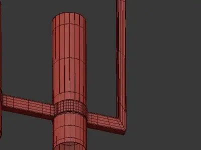 RAVELLE LINEAR CHANDELIER 3D model