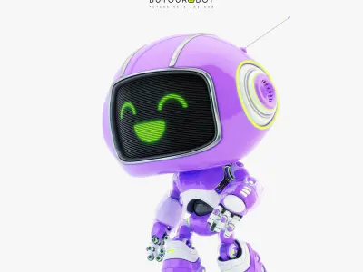 Lovely robot - companion VII 3D model