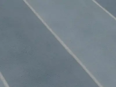 Blue Athletic Track Lanes PBR Texture Texture