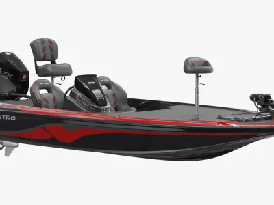  Nitro Z16 Sport Angler Boat Red Black 