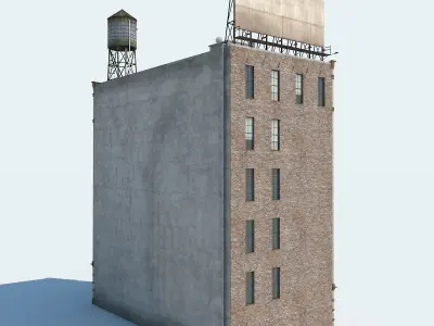 NYC Building Low-poly 3D model buy