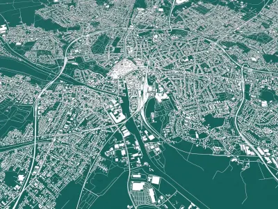 Cityscape Oldenburg Germany 3D model