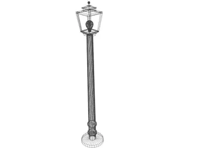 Lamp - Pole 3D model