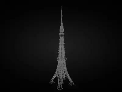 Asian Building Pack Japan China Korea Low-poly 3D model