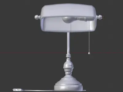 Banker lamp 3D model