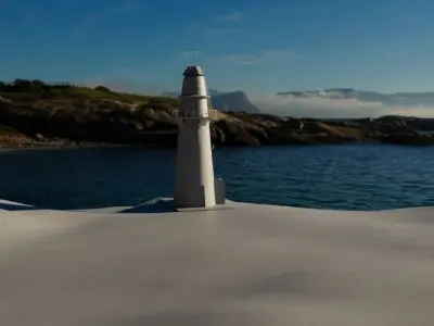 lighthouse Low-poly 3D model