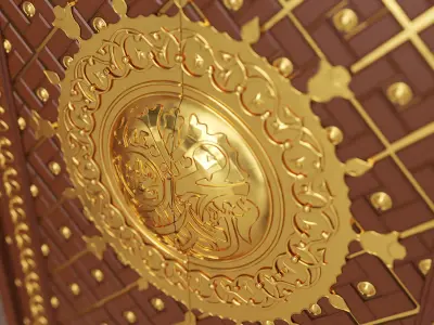 Masjid Al Nabawi door 3D model