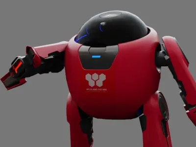 DRONE BOR  MX4  Rigged 3D model