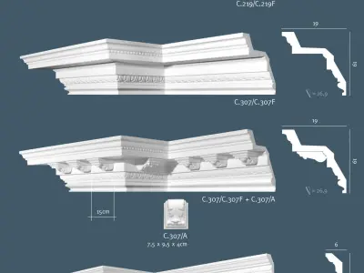 409 3D MODEL ORAC DECORE CEILING 3D model