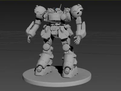 armored core robot 2 3D model