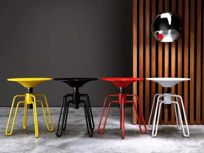 Phillips Stool 3D model