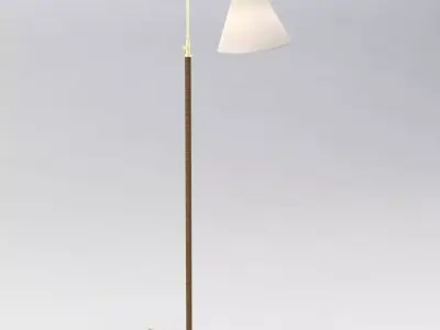 Curves Floor Lamp 3D model