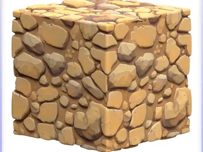 Stylized Ground Seamless Texture Texture 6
