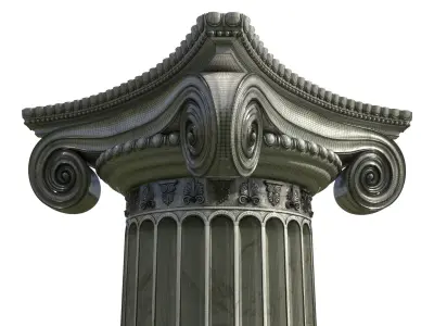 Ionic Column 3D model