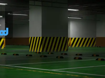 Tw Parking Garage 3D model