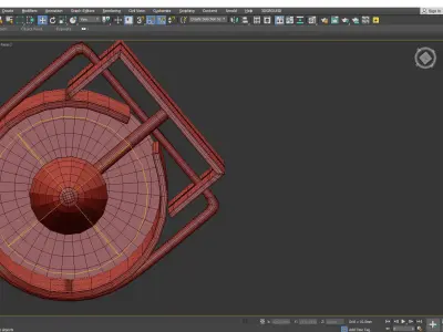 Lussole Loft Selvino Low-poly 3D model